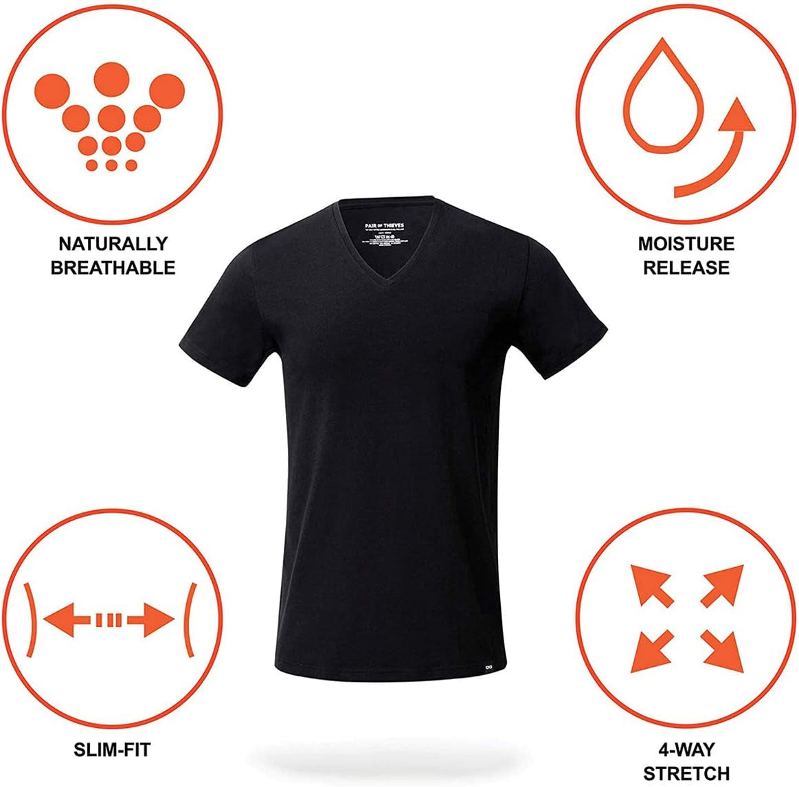 Men'S Slim Fit Crew Neck T-Shirts, 3 Pack Super Soft Tees, AMZ Exclusive