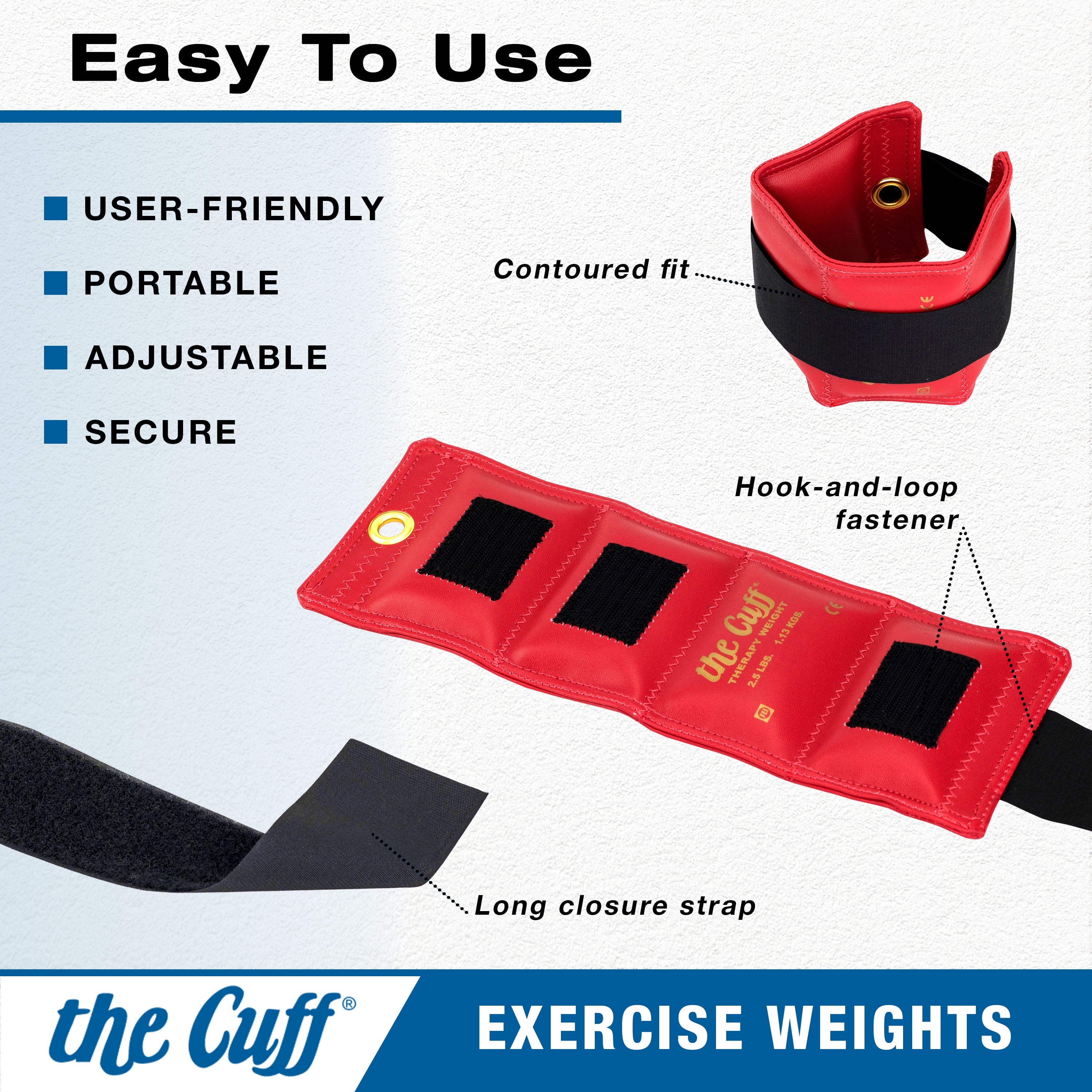 Original Adjustable Ankle and Wrist Weight for Yoga, Dance, Running, Cardio, Aerobics, Toning, and Physical Therapy. 10 Lb - Brown