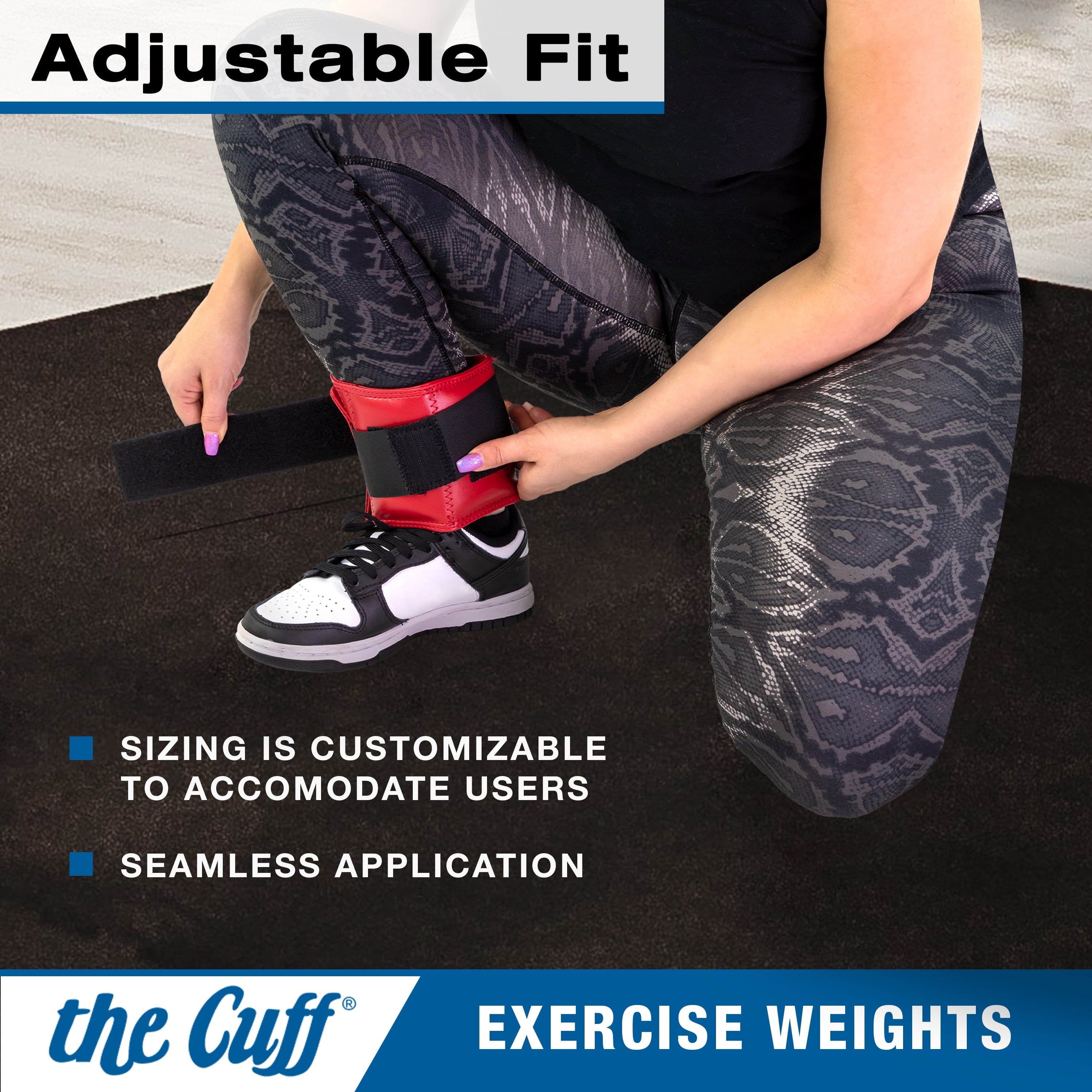 Original Adjustable Ankle and Wrist Weight for Yoga, Dance, Running, Cardio, Aerobics, Toning, and Physical Therapy. 10 Lb - Brown